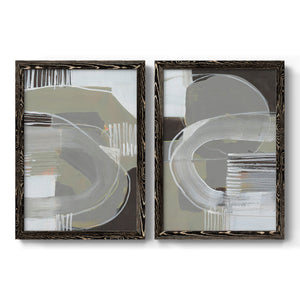 Arching Neutrals I - Premium Framed Canvas 2 Piece Set - Ready to Hang