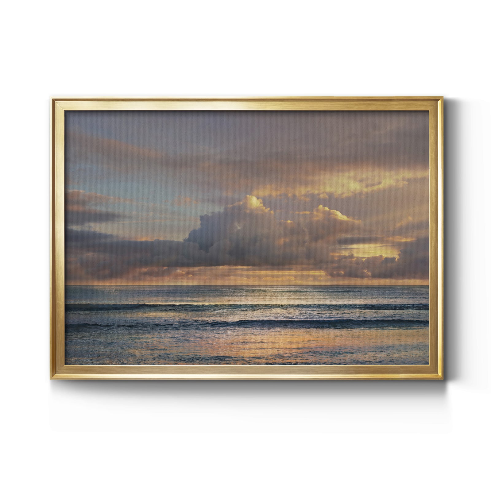 A Morning Meditation - Modern Framed Canvas Print