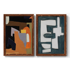 The Olive Press Rooom - Barnwood Framed Canvas Set