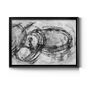 Infinity Rings II - Modern Framed Canvas Print