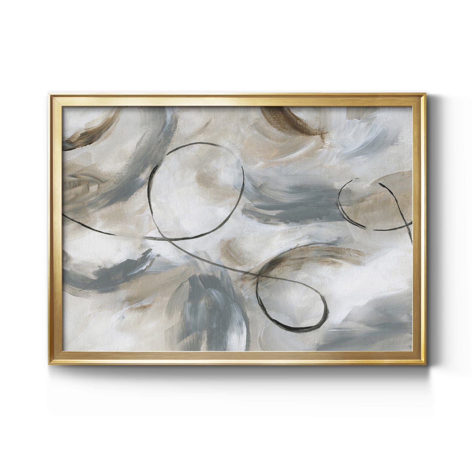 Staccato - Modern Framed Canvas Print
