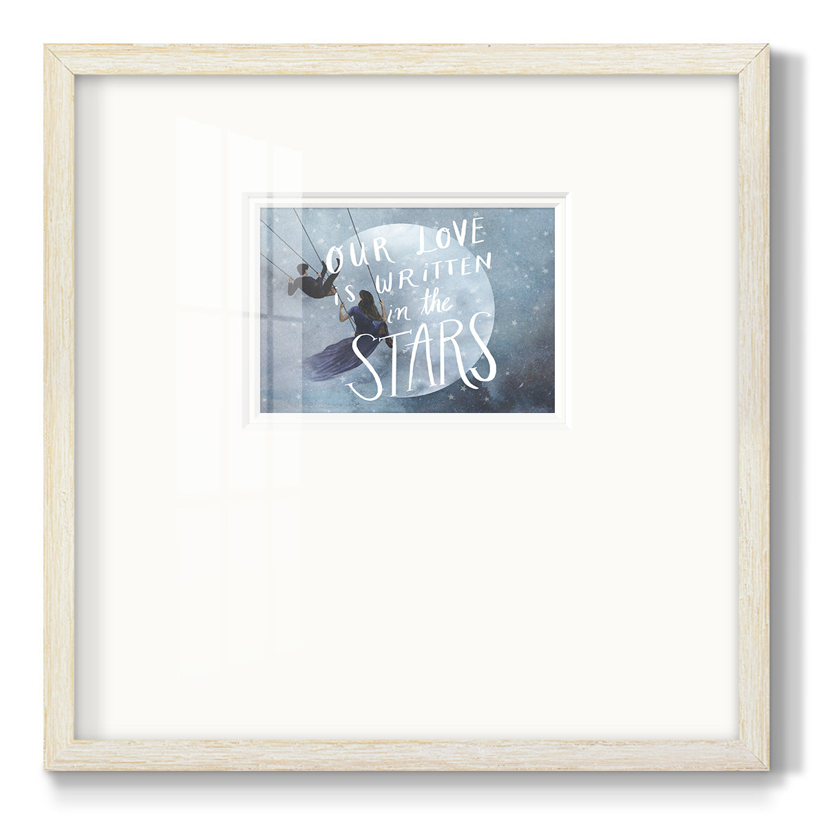 Celestial Love Collection A Premium Framed Print Double Matboard