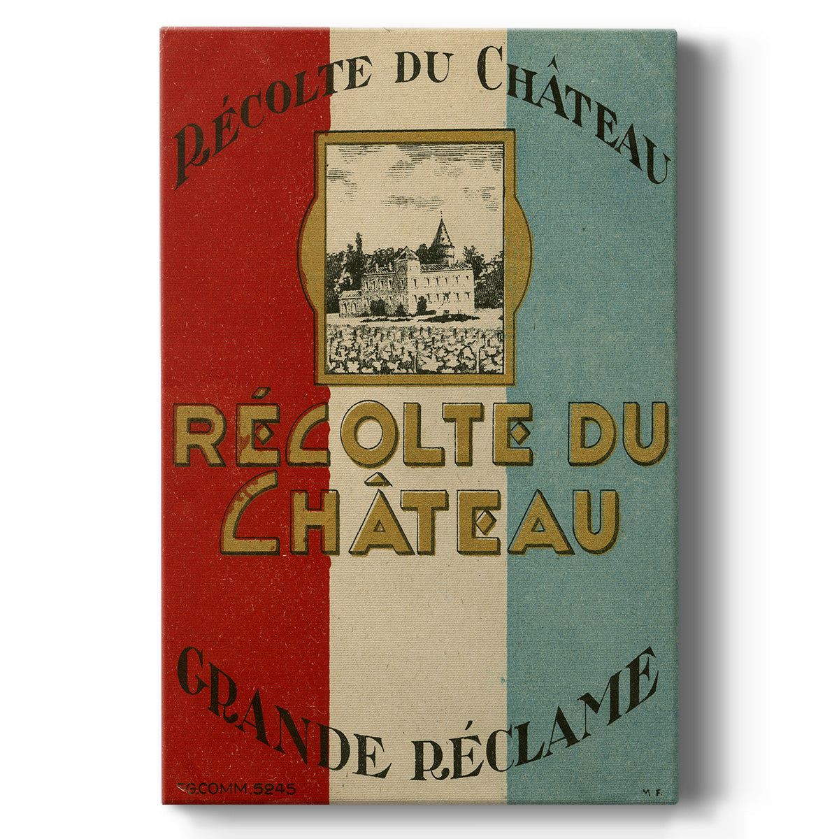 Recolte Du Chateau - Canvas Art Print