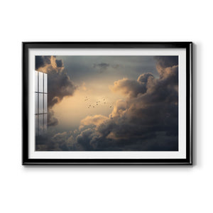 Soaring High Above - Modern Framed Art Print