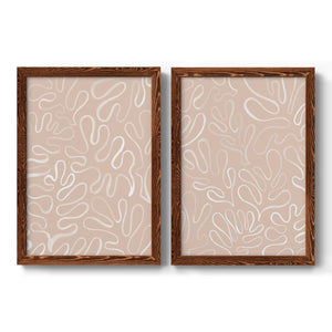 Matisse Pieces III - Barnwood Framed Canvas Set