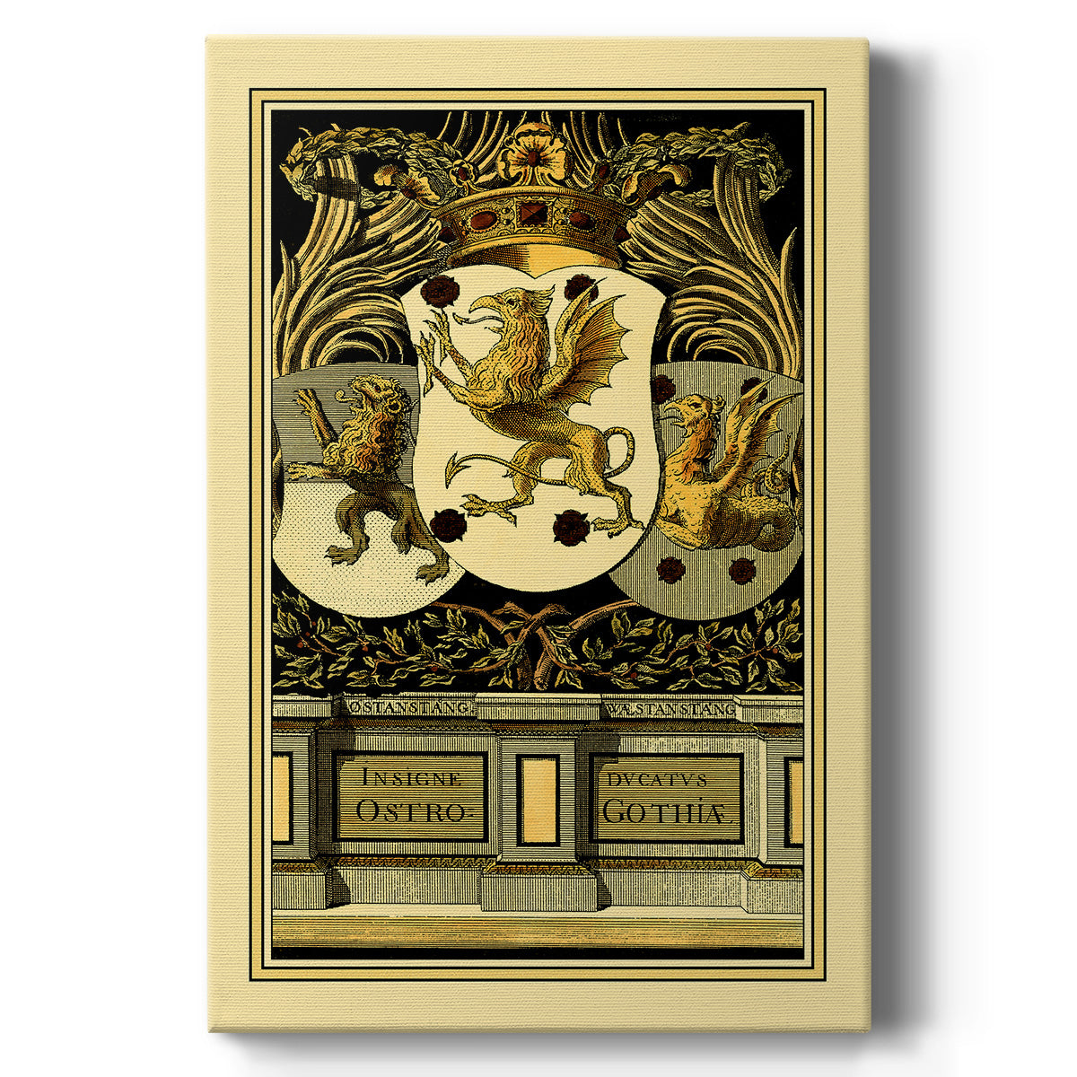 Family Crest II Premium Gallery Wrapped Canvas - Ready to Hang