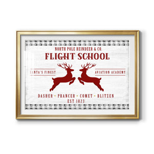 Flight School - Modern Framed Art Print