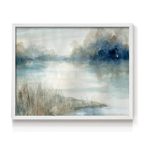 42053,watercolor,landscape,serene,reflection,river,dawn,mist,greenery,tranquility,calm,nature,peaceful,art,brushstrokes,sky,water,scenery,outdoor,riverbank,colors,light,softness,beauty,environment,subtle,composition,texture,stillness,horizon,morning,blue,shades,natural,creative,peacefulness,palette,tranquil,development,Re-stickable,Abstract