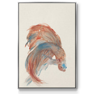 Betta III - Framed Premium Gallery Wrapped Canvas L Frame - Ready to Hang