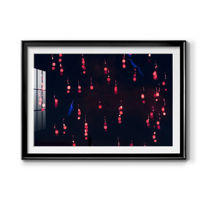 Crimson Constellation - Modern Framed Art Print