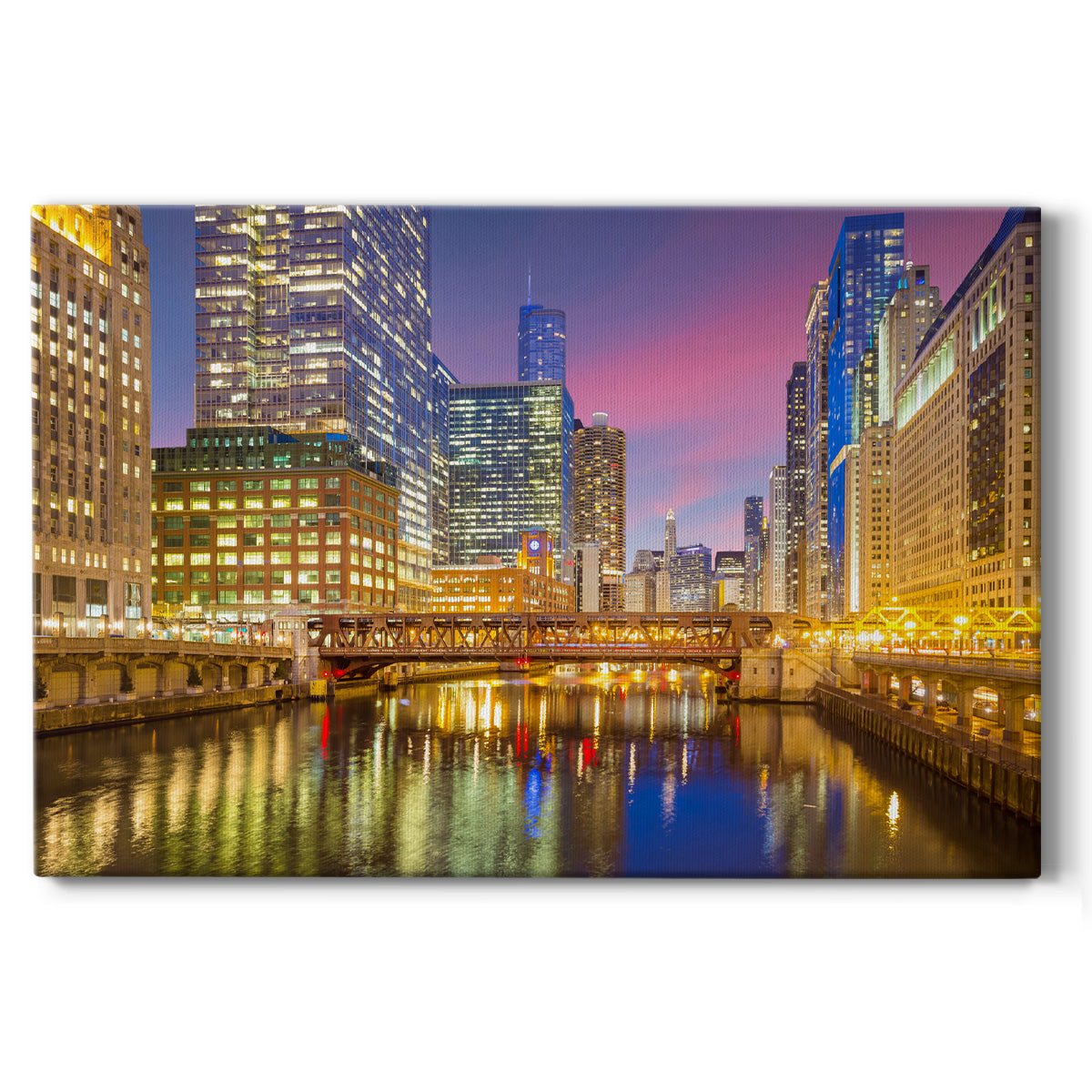 Chicago River III - Canvas Art Print