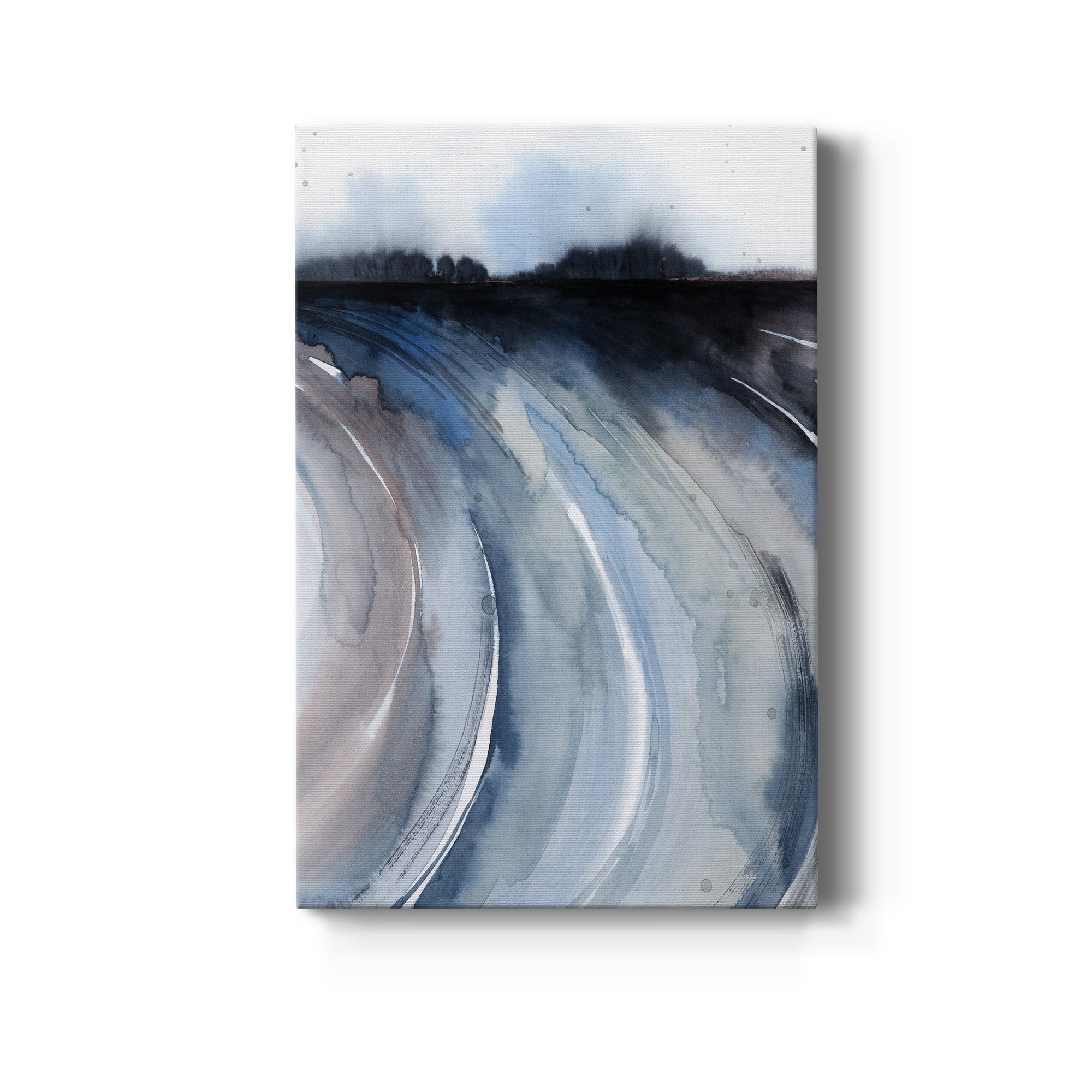 Geode Valley II Premium Gallery Wrapped Canvas - Ready to Hang