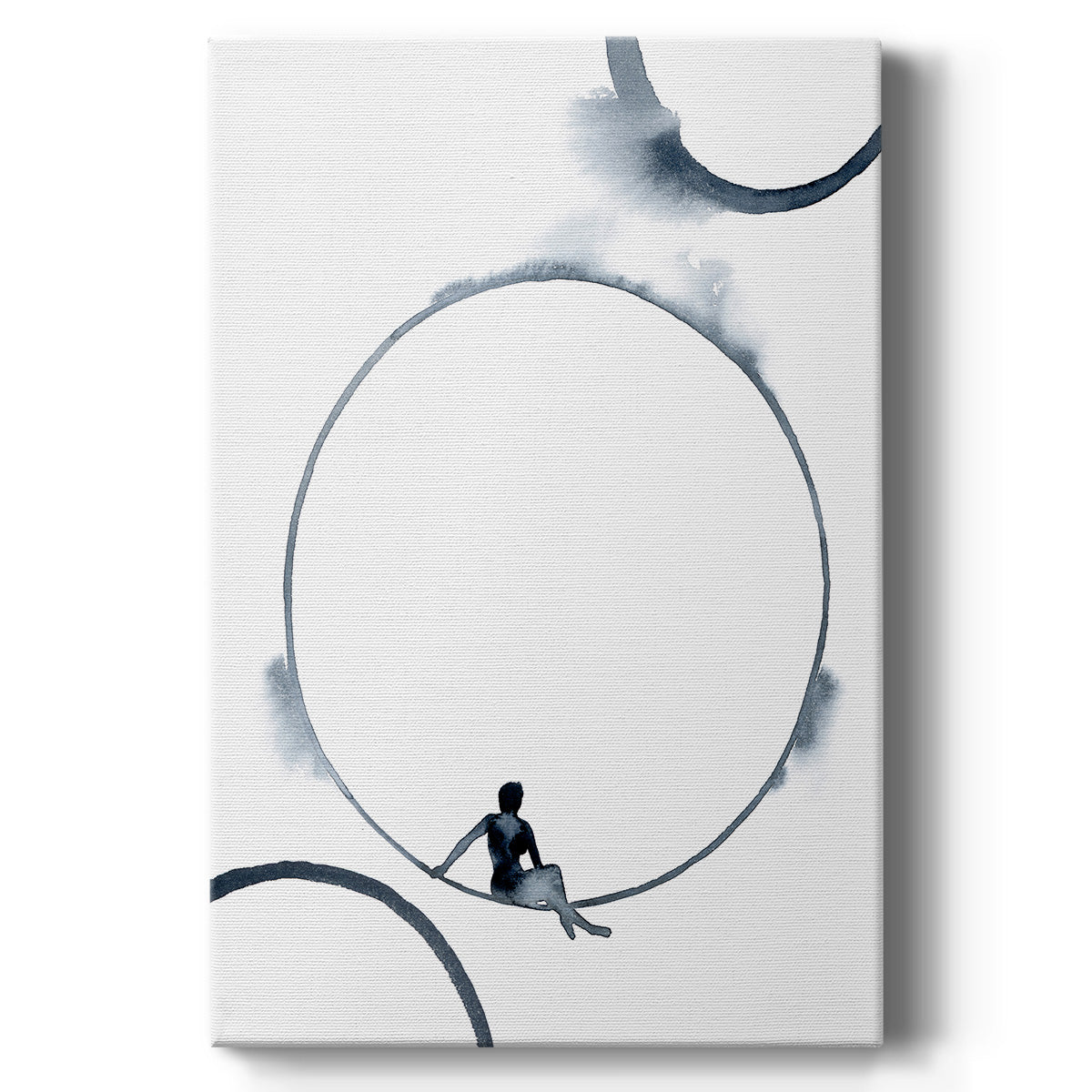 Woman in the Moon II Premium Gallery Wrapped Canvas - Ready to Hang