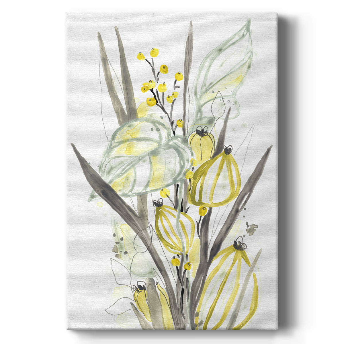 Ethereal Citron II Premium Gallery Wrapped Canvas - Ready to Hang