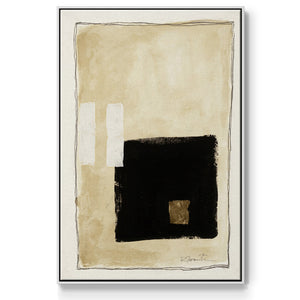 Inner Musing I - Framed Premium Gallery Wrapped Canvas L Frame - Ready to Hang