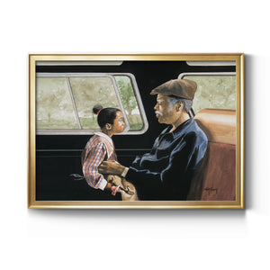 Road Trip II - Modern Framed Canvas Print