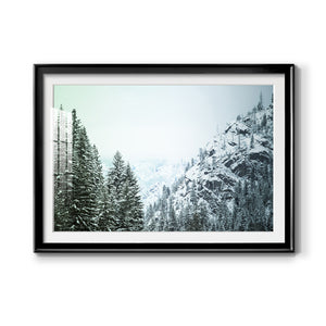 Snowfall in Cascadia II V1 Premium Framed Print - Ready to Hang