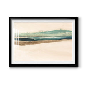 Layered Horizon II - Modern Framed Art Print