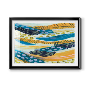 Feathery III - Modern Framed Art Print