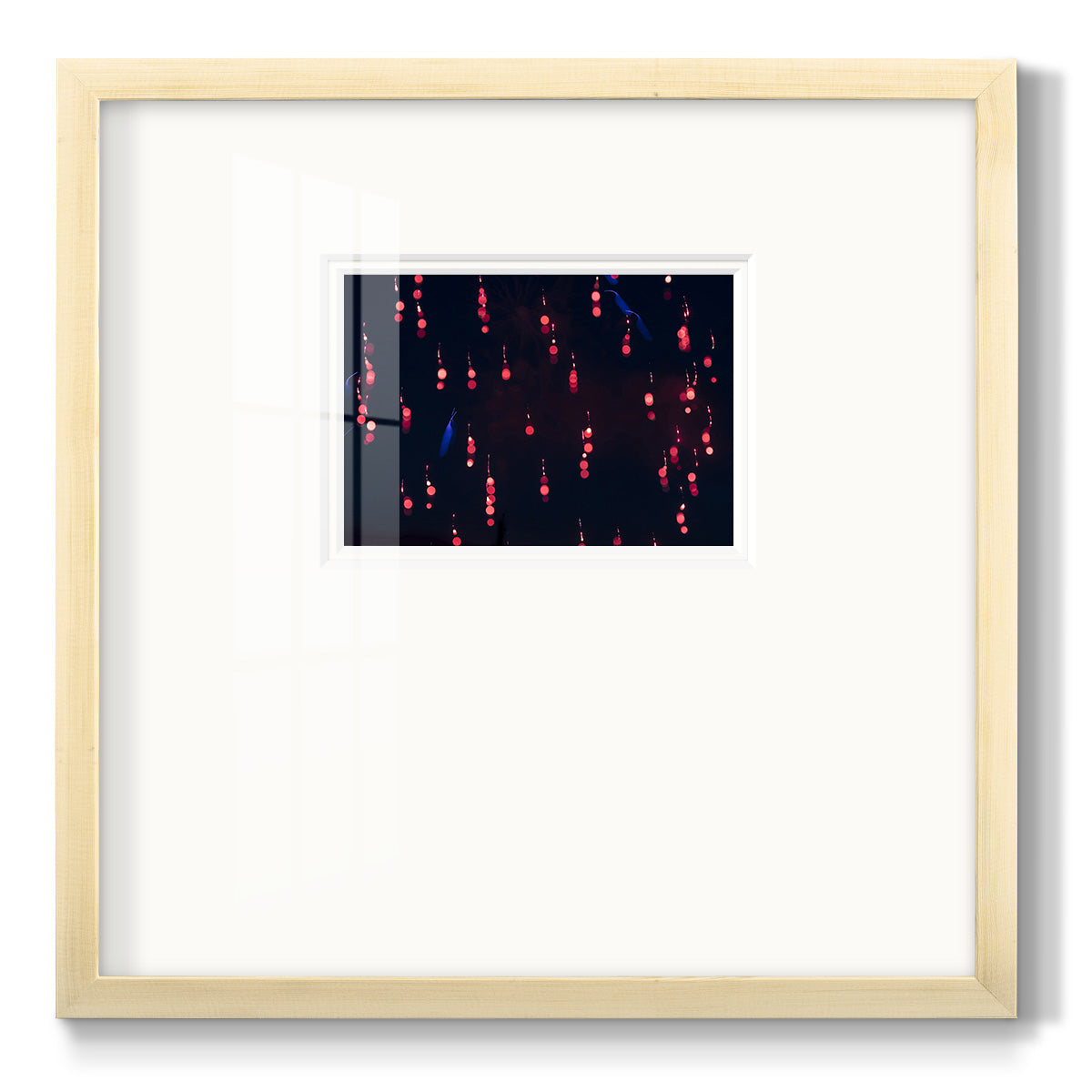 Crimson Constellation- Premium Framed Print Double Matboard