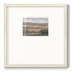 Hilly Countryside II Premium Framed Print Double Matboard