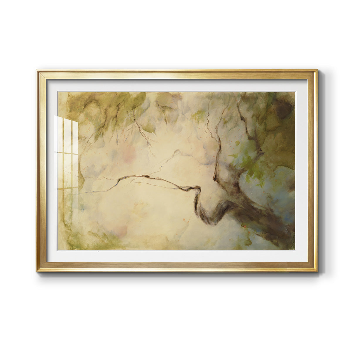 Verdant April - Modern Framed Art Print