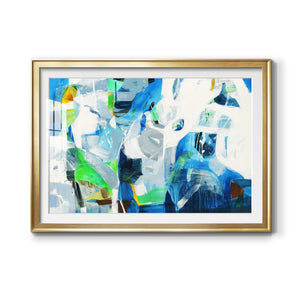 Down the Rapids - Modern Framed Art Print