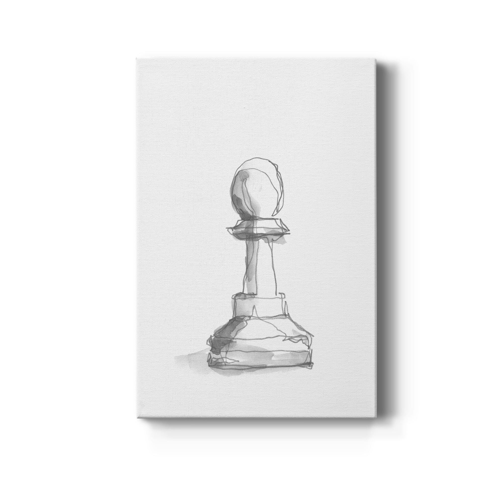 Chess Piece Study VI Premium Gallery Wrapped Canvas - Ready to Hang