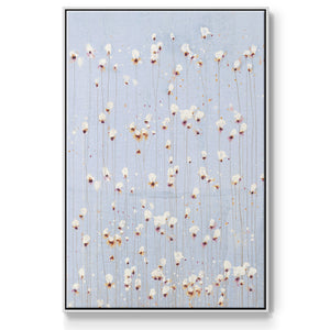 String Theory V1 - Framed Premium Gallery Wrapped Canvas L Frame - Ready to Hang