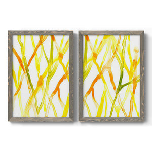 Runnel III - Barnwood Framed Canvas Set