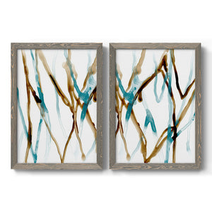 Runnel XVII - Barnwood Framed Canvas Set