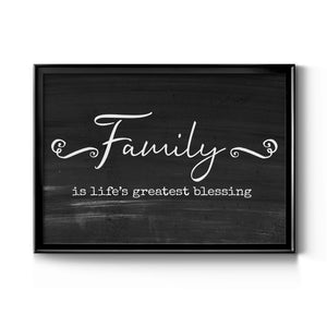 Greatest Blessing - Modern Framed Canvas Print
