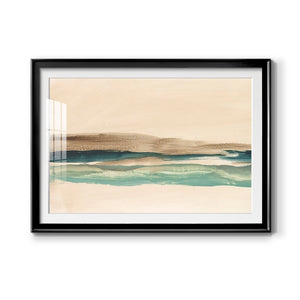Layered Horizon I - Modern Framed Art Print