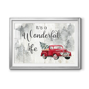 Indigo Kelp I - Modern Framed Art Print