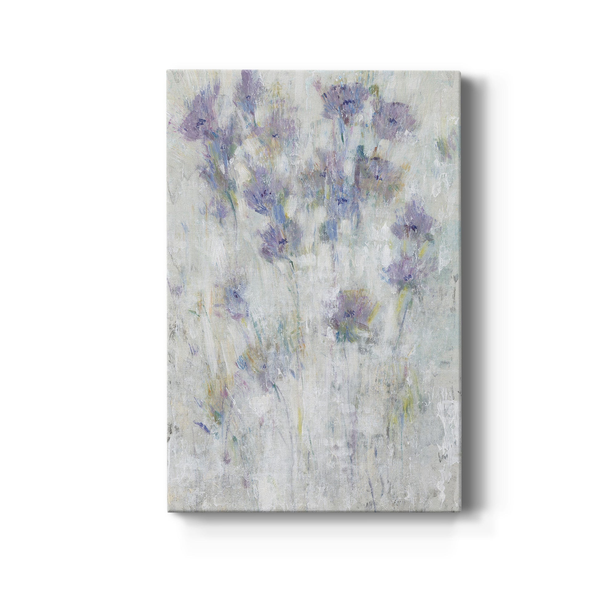 Lavender Floral Fresco I Premium Gallery Wrapped Canvas - Ready to Hang