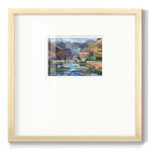 Pieces of Yakima Canyon Premium Framed Print Double Matboard