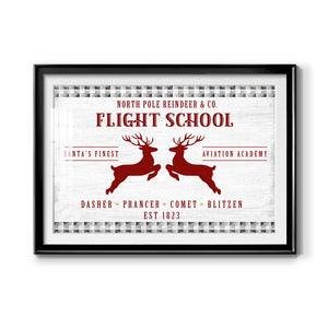 Flight School - Modern Framed Art Print