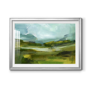 Emerald View III - Modern Framed Art Print
