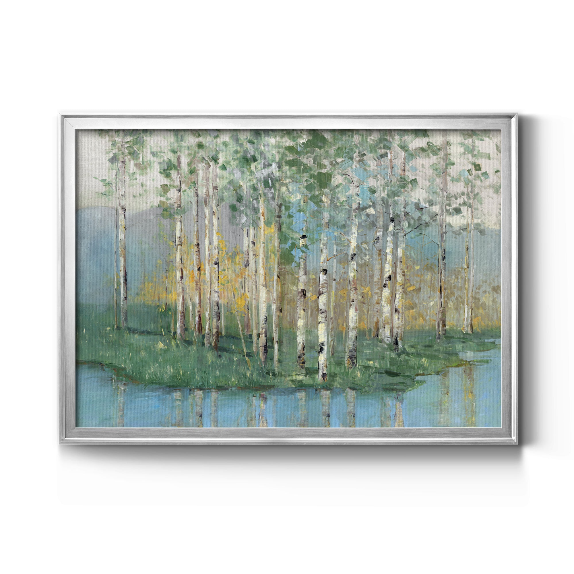 Birch Reflections Revisited Premium Classic Framed Canvas - Ready to Hang
