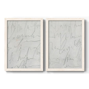 Scrabble I - Barnwood Framed Canvas Set