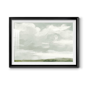 Gray Stone Sky III Premium Framed Print - Ready to Hang