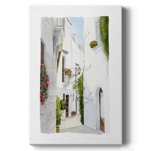 Bougainvilla Alley II - Canvas Art Print