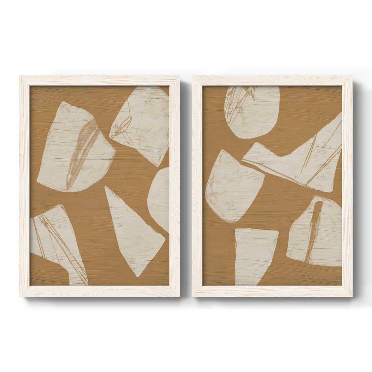 Piecemeal I - Premium Framed Canvas 2 Piece Set - Ready to Hang