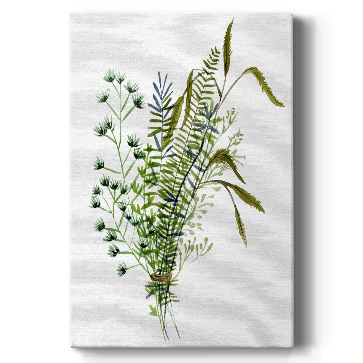 Green Bouquet II - Canvas Art Print