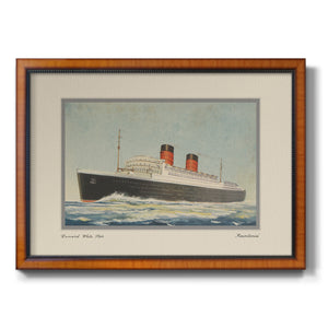 Vintage Cruise I Premium Framed Canvas- Ready to Hang