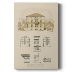 Estate and Plan II - Canvas Art Print