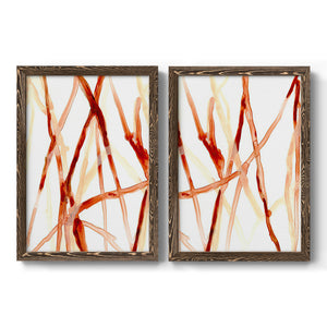 Runnel V - Barnwood Framed Canvas Set