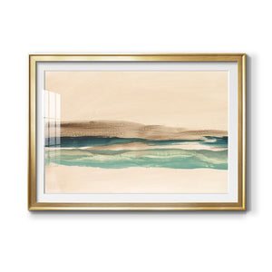 Layered Horizon I - Modern Framed Art Print