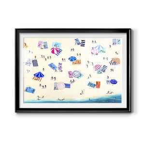 Colorful Beach Premium Framed Print - Ready to Hang