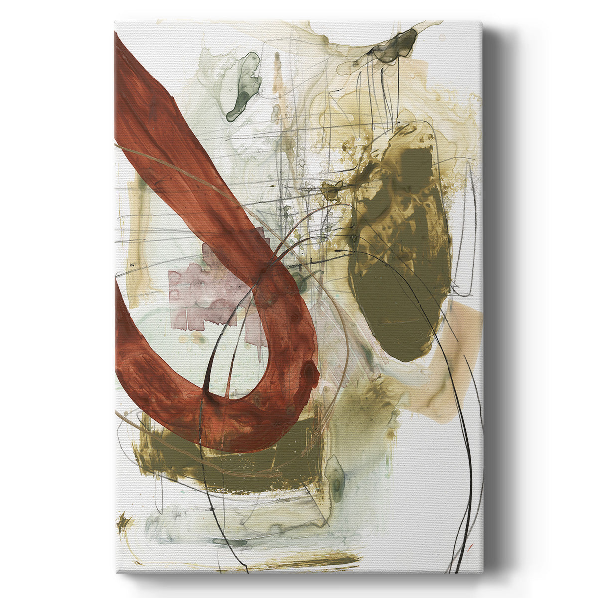 Rusted Loops I - Canvas Art Print